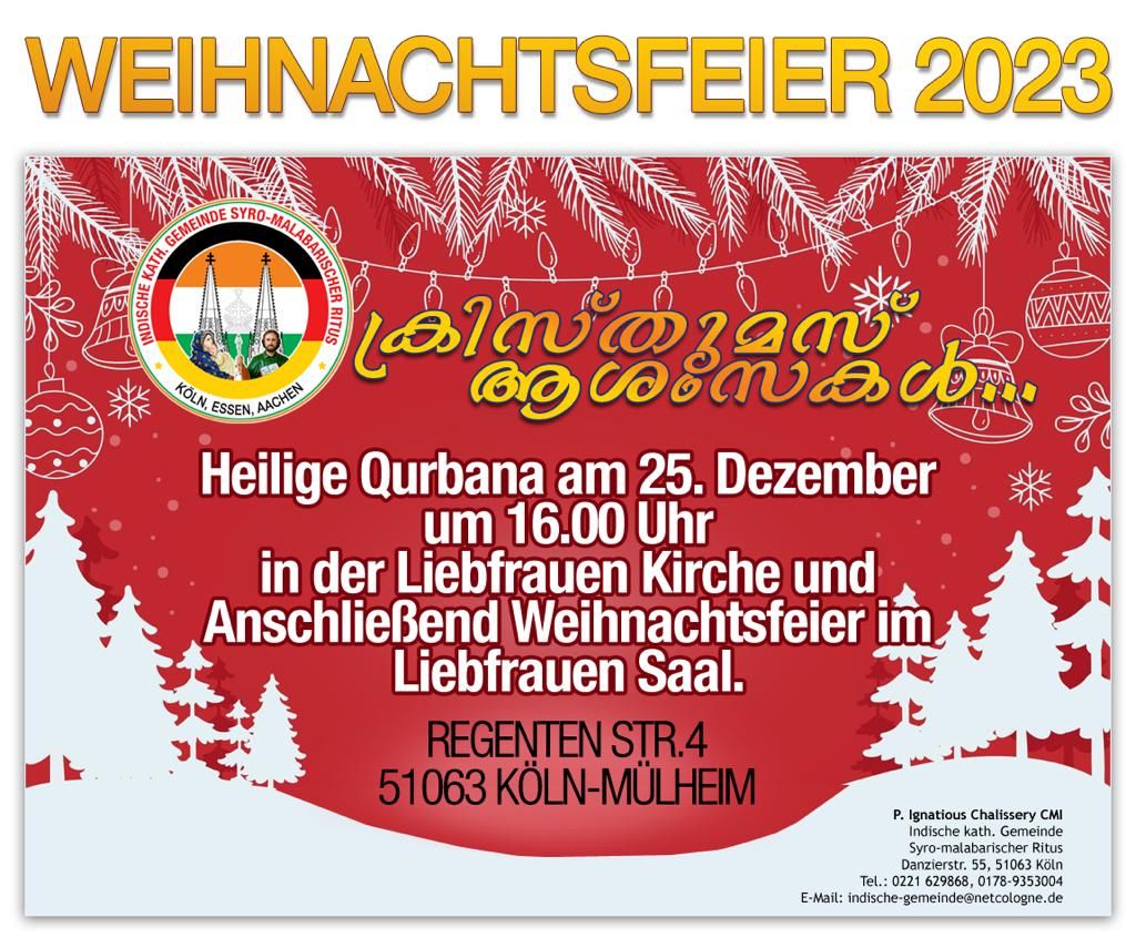 WEIHNACHTSFEIER IN KÖLN